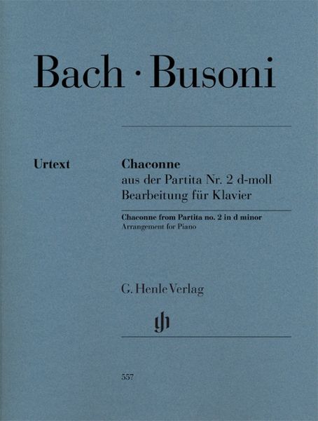 Produktbild: Ferruccio Busoni - Chaconne aus der Partita Nr. 2 d-moll