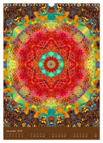 Produktbild: FLORALE MANDALAS (Wandkalender 2026 DIN A3 hoch), CALVENDO Monatskalender