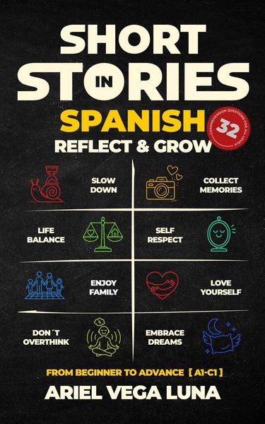 Produktbild: Short Stories in Spanish for all Levels to Reflect and Grow