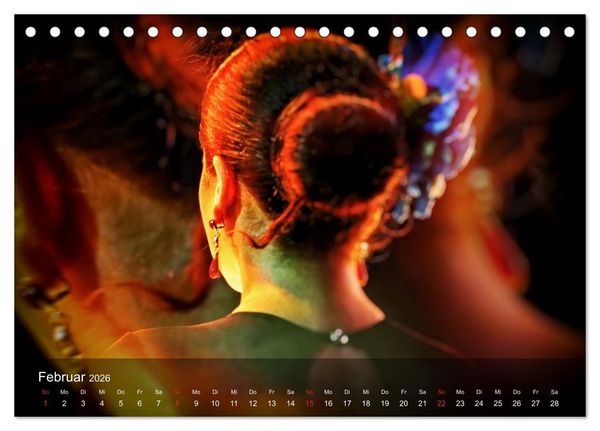 Produktbild: Flamenco - Tanz der Leidenschaft (Tischkalender 2026 DIN A5 quer), CALVENDO Monatskalender