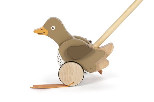 Produktbild: Small Foot 12493 - Schiebetier Ente mit beweglichem Kopf