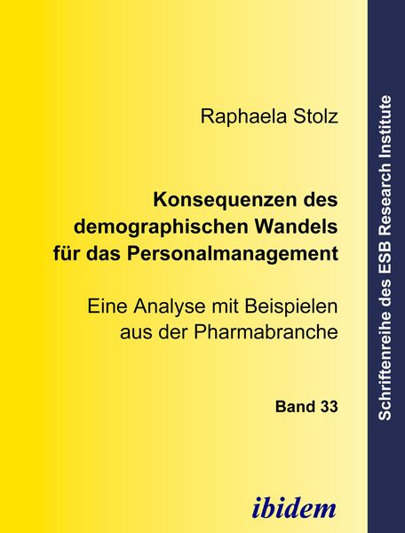 Produktbild: Konsequenzen des demographischen Wandels f&uuml;r das Personalmanagement