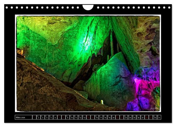Produktbild: Tropfstein Dechenh&ouml;hle (Wandkalender 2026 DIN A4 quer), CALVENDO Monatskalender