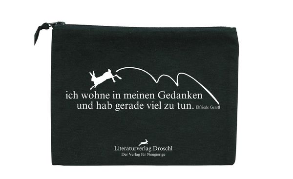 Produktbild: Droschl Bag "ich wohne in meinen Gedanken und hab gerade viel zu tun."