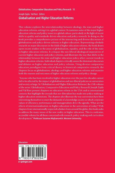Produktbild: Globalisation and Higher Education Reforms