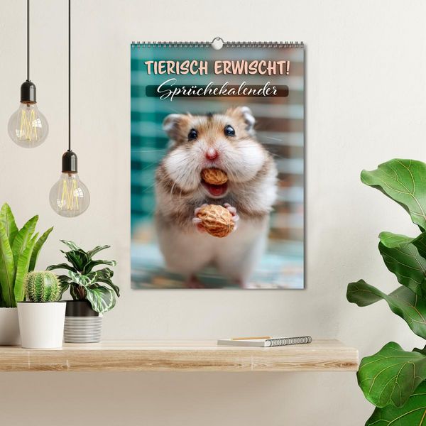 Produktbild: Tierisch erwischt (Wandkalender 2026 DIN A3 hoch), CALVENDO Monatskalender