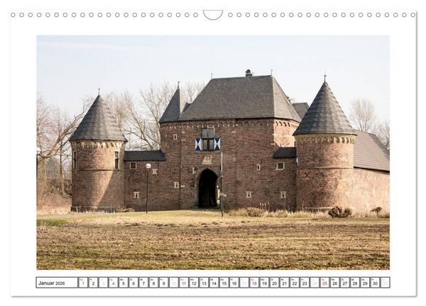 Produktbild: Burgen und Schl&ouml;sser im n&ouml;rdlichen Ruhrgebiet (Wandkalender 2026 DIN A3 quer), CALVENDO Monatskalender