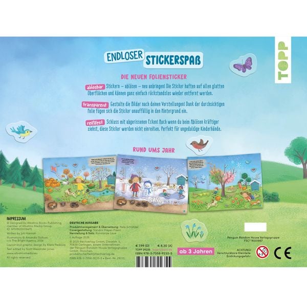 Produktbild: Stickern ohne Ende - Die vier Jahreszeiten
