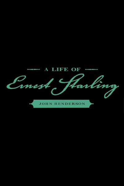 Produktbild: A Life of Ernest Starling