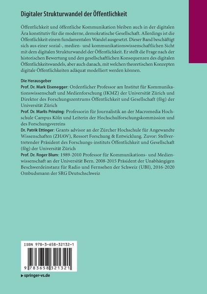 Produktbild: Digitaler Strukturwandel der &Ouml;ffentlichkeit