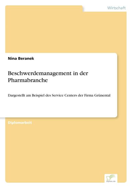 Produktbild: Beschwerdemanagement in der Pharmabranche