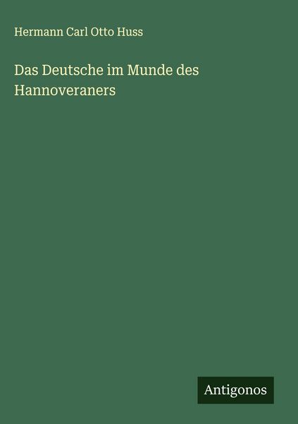 Produktbild: Das Deutsche im Munde des Hannoveraners