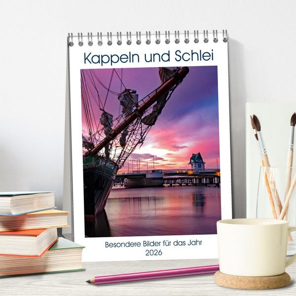 Produktbild: Kappeln und Schlei (Tischkalender 2026 DIN A5 hoch), CALVENDO Monatskalender