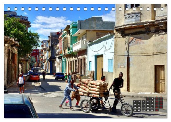Produktbild: Lastenr&auml;der in Havanna (Tischkalender 2026 DIN A5 quer), CALVENDO Monatskalender