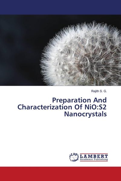 Produktbild: Preparation And Characterization Of NiO:S2 Nanocrystals
