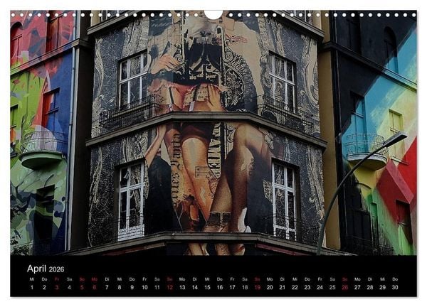 Produktbild: Urbane Kunst - Streetart 2026 (Wandkalender 2026 DIN A3 quer), CALVENDO Monatskalender