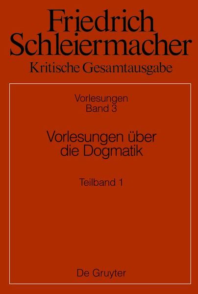 Produktbild: Vorlesungen &uuml;ber die Dogmatik