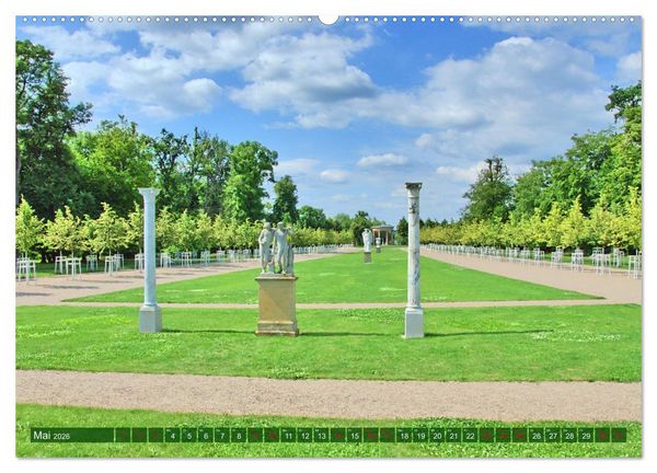 Produktbild: Schlossgarten Neustrelitz (Wandkalender 2026 DIN A2 quer), CALVENDO Monatskalender