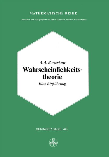 Produktbild: Wahrscheinlichkeitstheorie