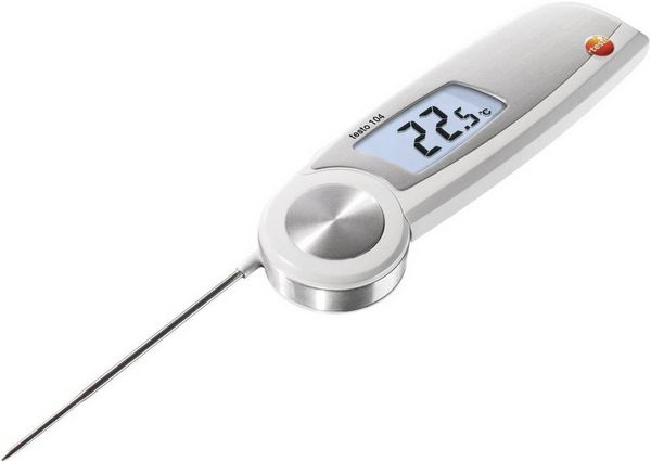 Produktbild: testo 104 Einstichthermometer (HACCP) Messbereich Temperatur -50 bis 250 &deg;C F&uuml;hler-Typ NTC HACCP-konform