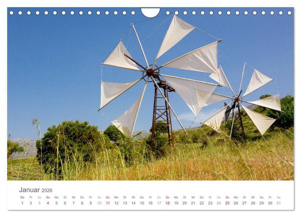Produktbild: Kreta - Naturlandschaften (Wandkalender 2026 DIN A4 quer), CALVENDO Monatskalender