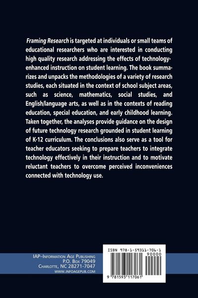 Produktbild: Framing Research on Technology and Student Learning in the Content Areas