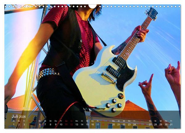 Produktbild: Rockmusik live (Wandkalender 2026 DIN A3 quer), CALVENDO Monatskalender