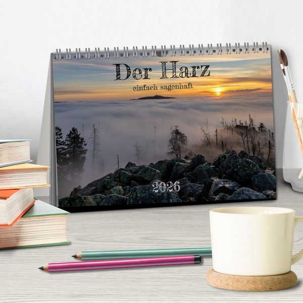 Produktbild: Der Harz - einfach sagenhaft (Tischkalender 2026 DIN A5 quer), CALVENDO Monatskalender