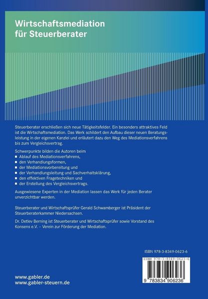 Produktbild: Wirtschaftsmediation f&uuml;r Steuerberater