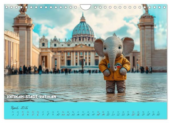 Produktbild: Die Mikrofanten auf Europareise (Wandkalender 2026 DIN A4 quer), CALVENDO Monatskalender