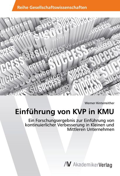 Produktbild: Einf&uuml;hrung von KVP in KMU
