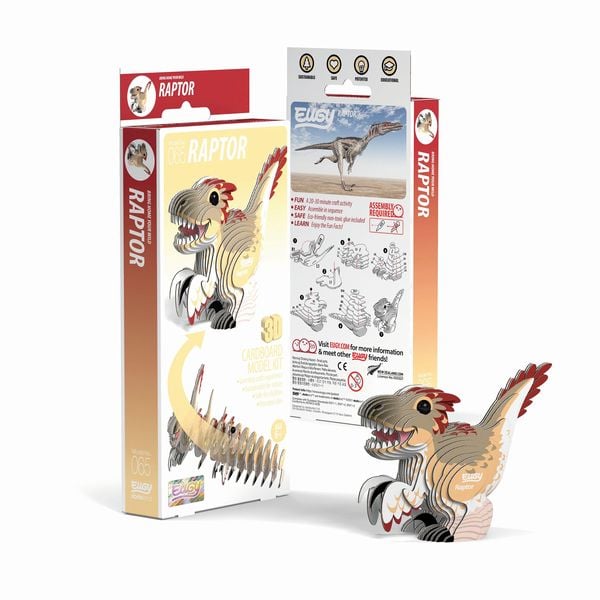 Produktbild: EUGY - 3D Bastelset Raptor