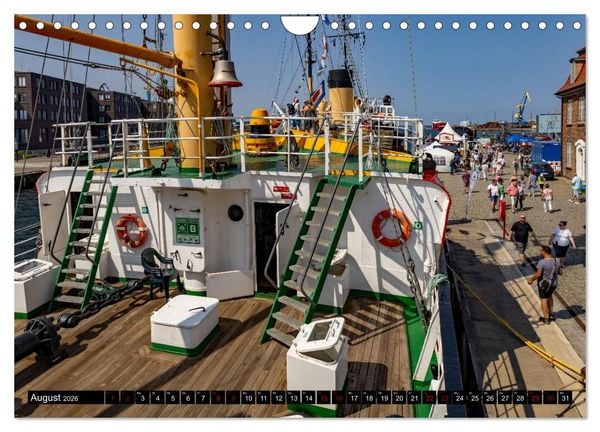 Produktbild: Feuerschiff Elbe 1 - In der Hansestadt Wismar (Wandkalender 2026 DIN A4 quer), CALVENDO Monatskalender