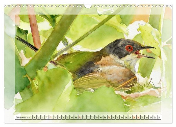 Produktbild: Zauberhaftes Nestgefl&uuml;ster (Wandkalender 2027 DIN A3 quer), CALVENDO Monatskalender