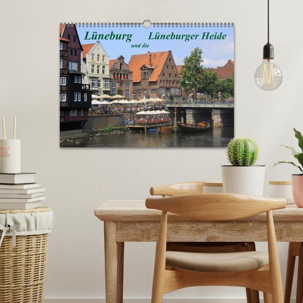 Produktbild: L&uuml;neburg und die L&uuml;neburger Heide (Wandkalender 2026 DIN A3 quer), CALVENDO Monatskalender