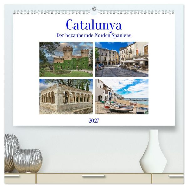 Produktbild: Catalunya, der bezaubernde Norden Spaniens (hochwertiger Premium Wandkalender 2027 DIN A2 quer), Kunstdruck in Hochglanz