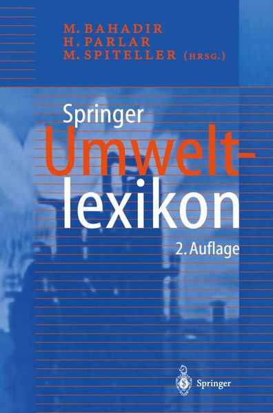 Produktbild: Springer Umweltlexikon