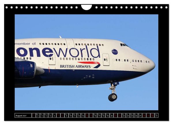 Produktbild: 747 Queen of the Skies (Wall Calendar 2027 DIN A4 landscape), CALVENDO 12 Month Wall Calendar