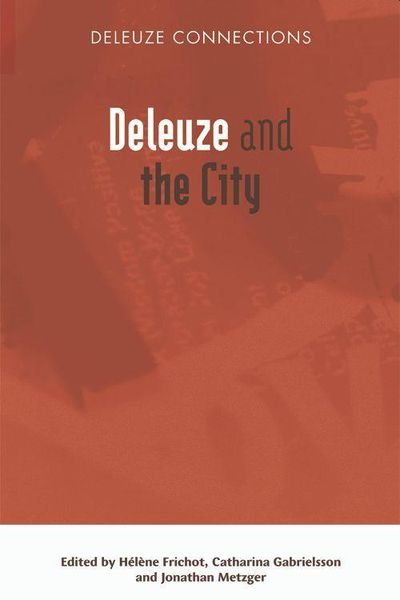 Produktbild: Deleuze and the City