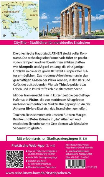 Produktbild: Reise Know-How CityTrip Athen