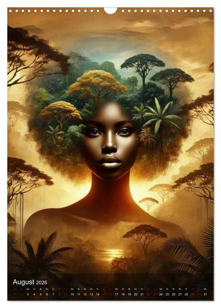 Produktbild: Feminine Facetten - Portraits in Doppelbelichtung (Wandkalender 2026 DIN A3 hoch), CALVENDO Monatskalender