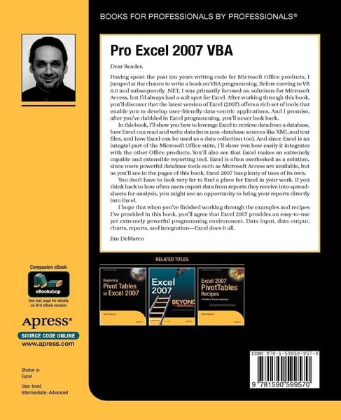Produktbild: Pro Excel 2007 VBA
