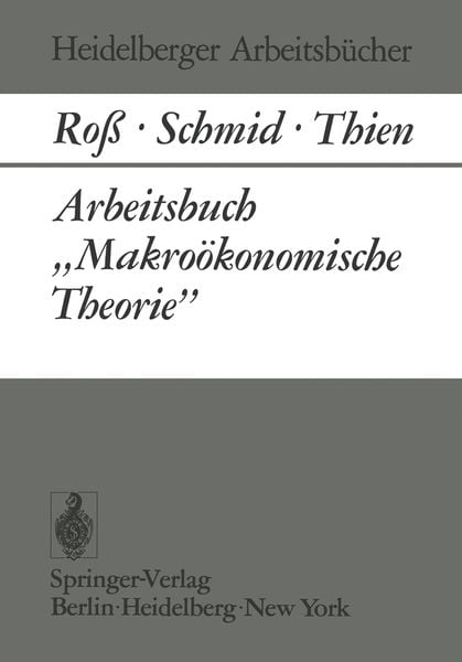 Produktbild: Arbeitsbuch &bdquo;Makro&ouml;konomische Theorie&rdquo;