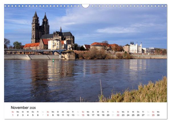 Produktbild: Mein Magdeburg 2026 (Wandkalender 2026 DIN A3 quer), CALVENDO Monatskalender