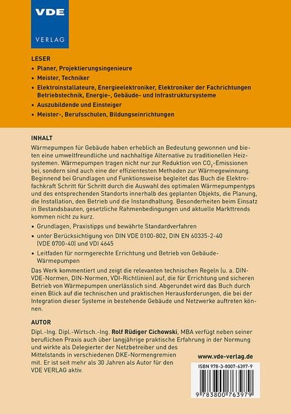 Produktbild: W&auml;rmepumpen f&uuml;r Geb&auml;ude gem&auml;&szlig; DIN VDE 0100