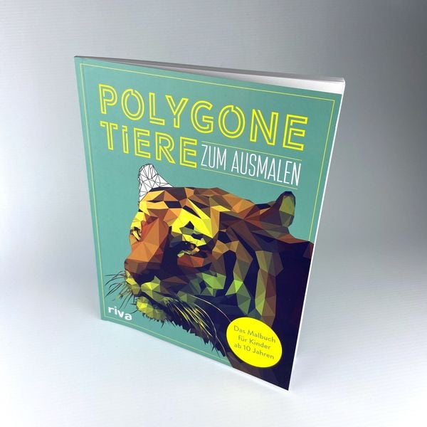 Produktbild: Polygone Tiere zum Ausmalen