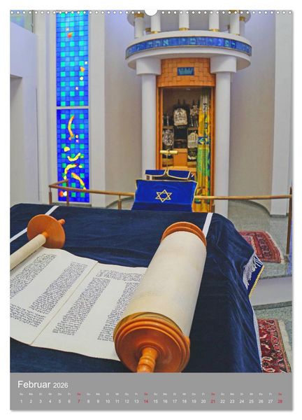 Produktbild: Bejt Knesset. Haus der Versammlung. Die Synagoge in Darmstadt (Wandkalender 2026 DIN A2 hoch), CALVENDO Monatskalender