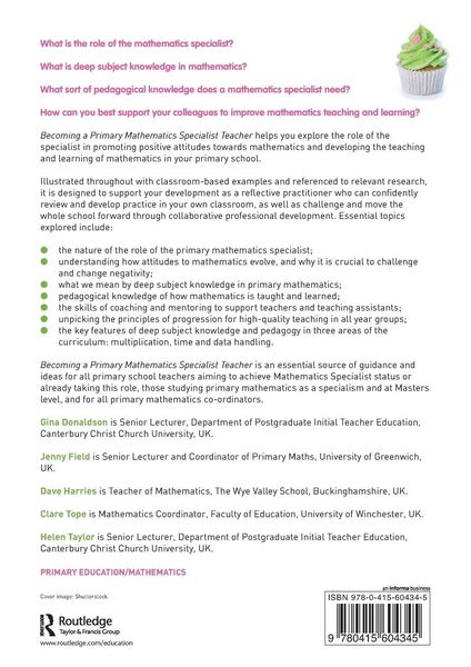 Produktbild: Becoming a Primary Mathematics Specialist Teacher