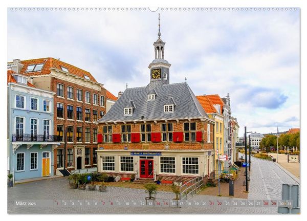 Produktbild: Ein Blick auf Vlissingen in Zeeland (Wandkalender 2026 DIN A2 quer), CALVENDO Monatskalender