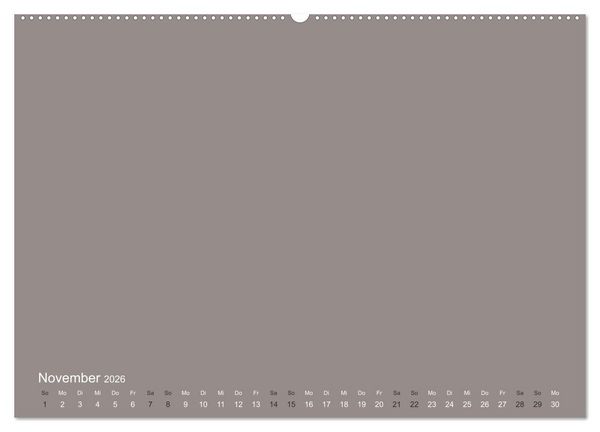 Produktbild: DIY Bastel-Kalender -Erdige Pastell Farben- Zum Selbstgestalten (Wandkalender 2026 DIN A2 quer), CALVENDO Monatskalender